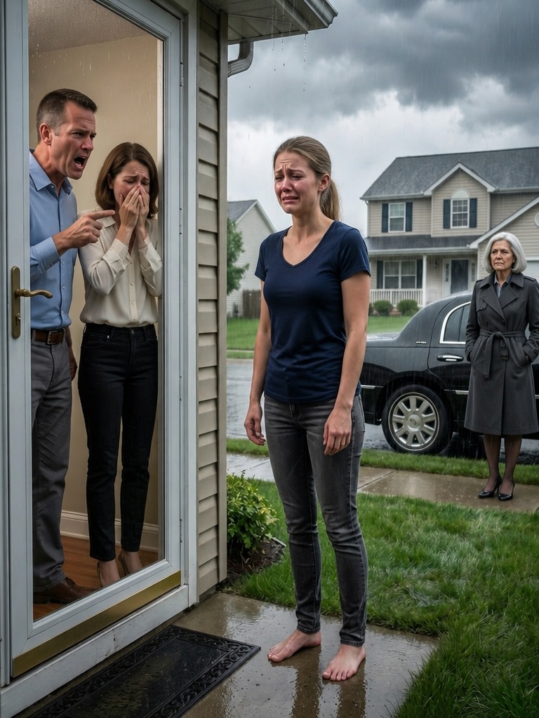 I was locked outside in the rain just three hours before the hurricane made landfall, all because I “talked back to him at dinner.”