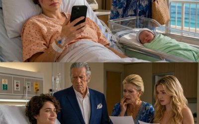 After my car acci:dent, Mom refused to take my six-week-old baby, saying, “Your sister never has these emergencies.” She went on a Caribbean cruise. From my hospital bed, I hired care and stopped the ,500-a-month support I had paid for nine years—6,000. Hours later, Grandpa walked in and said…