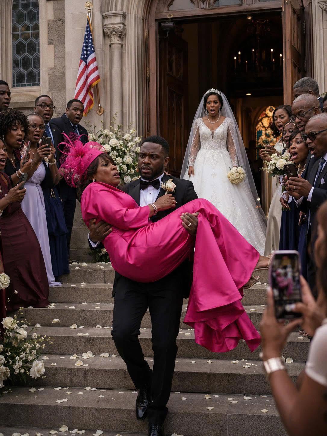 As We Left the Church After Our Wedding Ceremony, My Husband Carried His Mother Instead of Me Because ‘She Wanted to Experience It Too’ – What My Mom Did Next Sh0cked Everyone