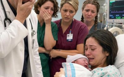 She walked into the hospital alone to give birth… and moments after her baby was born, the doctor looked at him and suddenly broke down in tears.