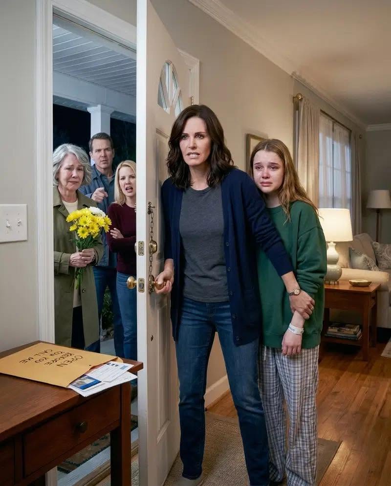 After My Daughter Was Rushed to the Hospital, My Family Posted a Cruel Message—But What They Found on Their Kitchen Table Changed Everything……