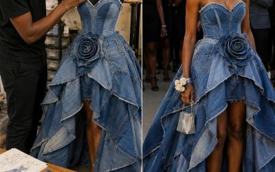 My Stepmom Refused to Give Me Money for a Prom Dress – My Brother Sewed One from Our Late Mom’s Jeans Collection, and What Happened Next Made Her Jaw Drop