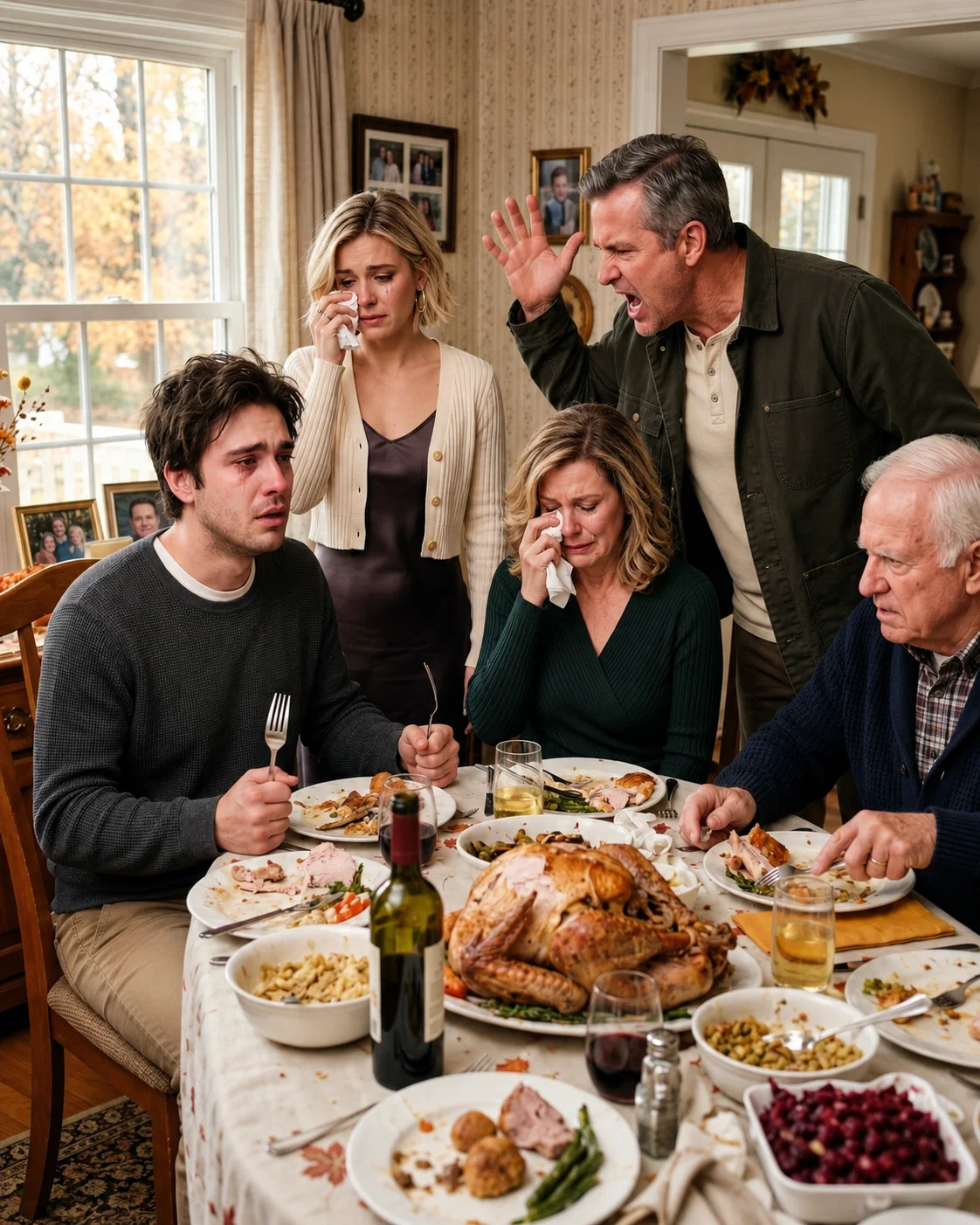 Grandpa stopped eating when he found out I was paying my parents rent while my sister lived there for free with her two kids.