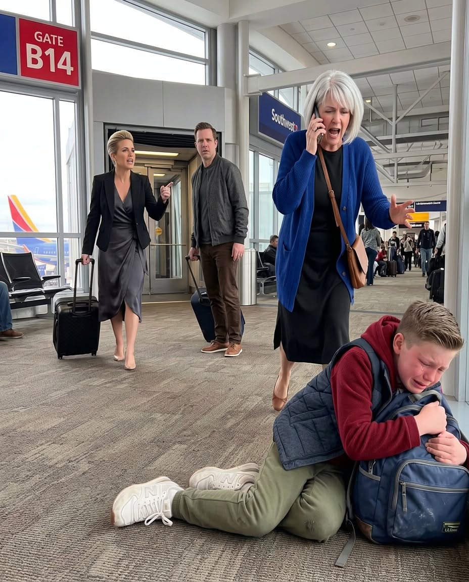 My 10-year-old grandson called me from the airport, scared and alone, after my daughter-in-law left him behind and flew away with my son and her children. Then she sent a message saying he was grounded and would stay home. I couldn’t ignore what she had done, and three days later, their vacation was over.