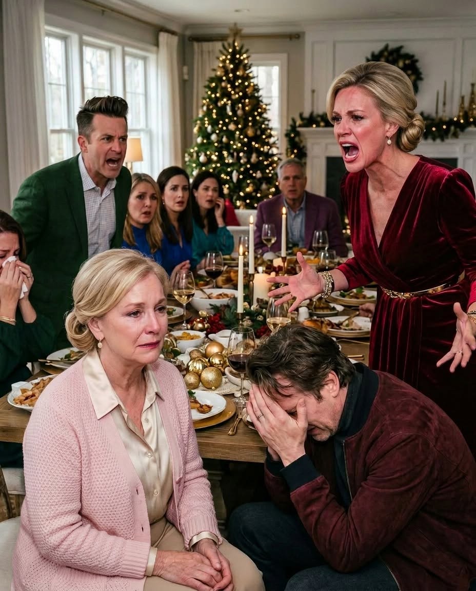 At Christmas dinner, my daughter-in-law stood up and declared, “I control this family now. Your cards are shut off.”