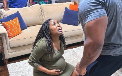 “My husband beat me while I was pregnant and his parents laughed… but they didn’t know that a simple message would destroy everything.”