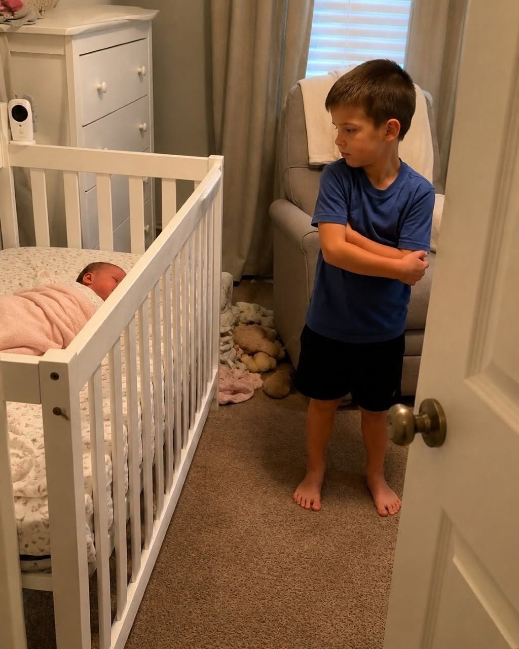 My 5-Year-Old Son Looked at Our Newborn and Said, ‘That’s Not My Sister’ – I Thought He Was Jealous Until He Told Me What He Saw