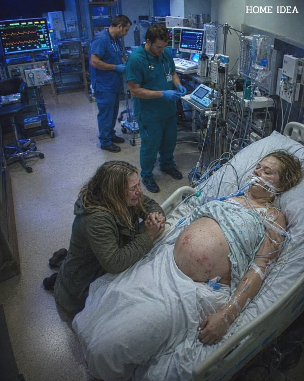 At 5 AM, the police found my 5-month pregnant daughter bleeding out at a freezing bus stop. “Her husband and his mother beat her,” the doctor whispered. “She and the baby won’t survive the night.” My heart completely stopped. Her arrogant, wealthy husband thought he could commit murder and get away with it. He didn’t know about my past. I didn’t cry. I made one phone call to the men I used to work with. His entire mansion was about to become a graveyard.