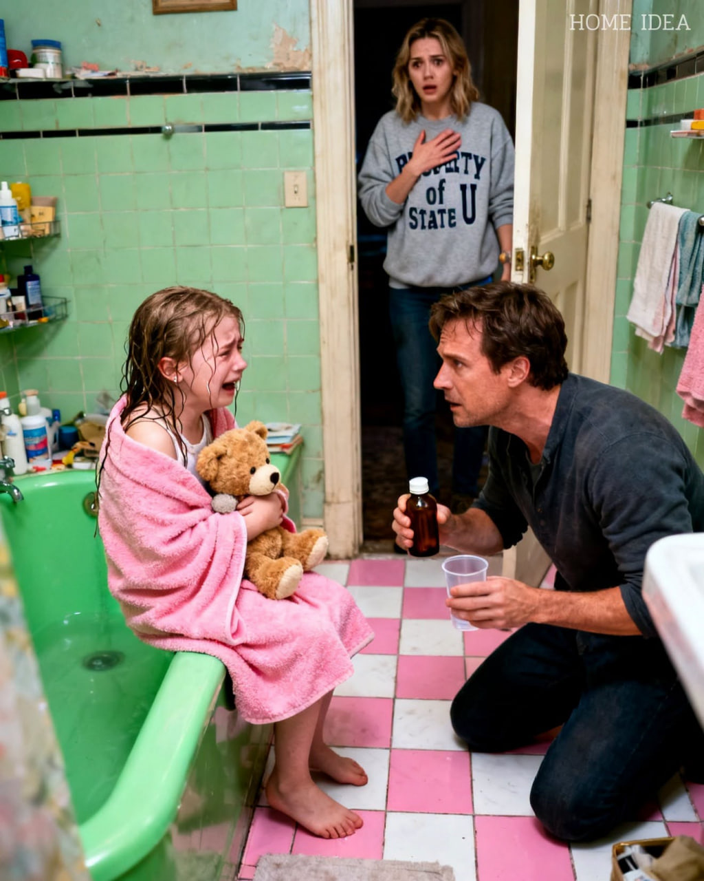 Sophie had always been small for her age, with soft curls and shy smiles.-olweny