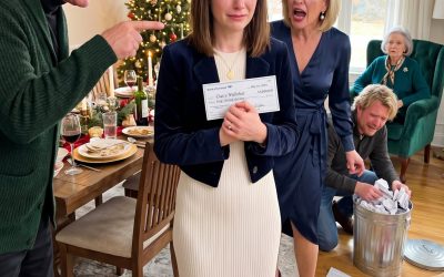 At Christmas dinner, Grandma handed every family member a  million check, but everyone laughed like it was a cruel joke.