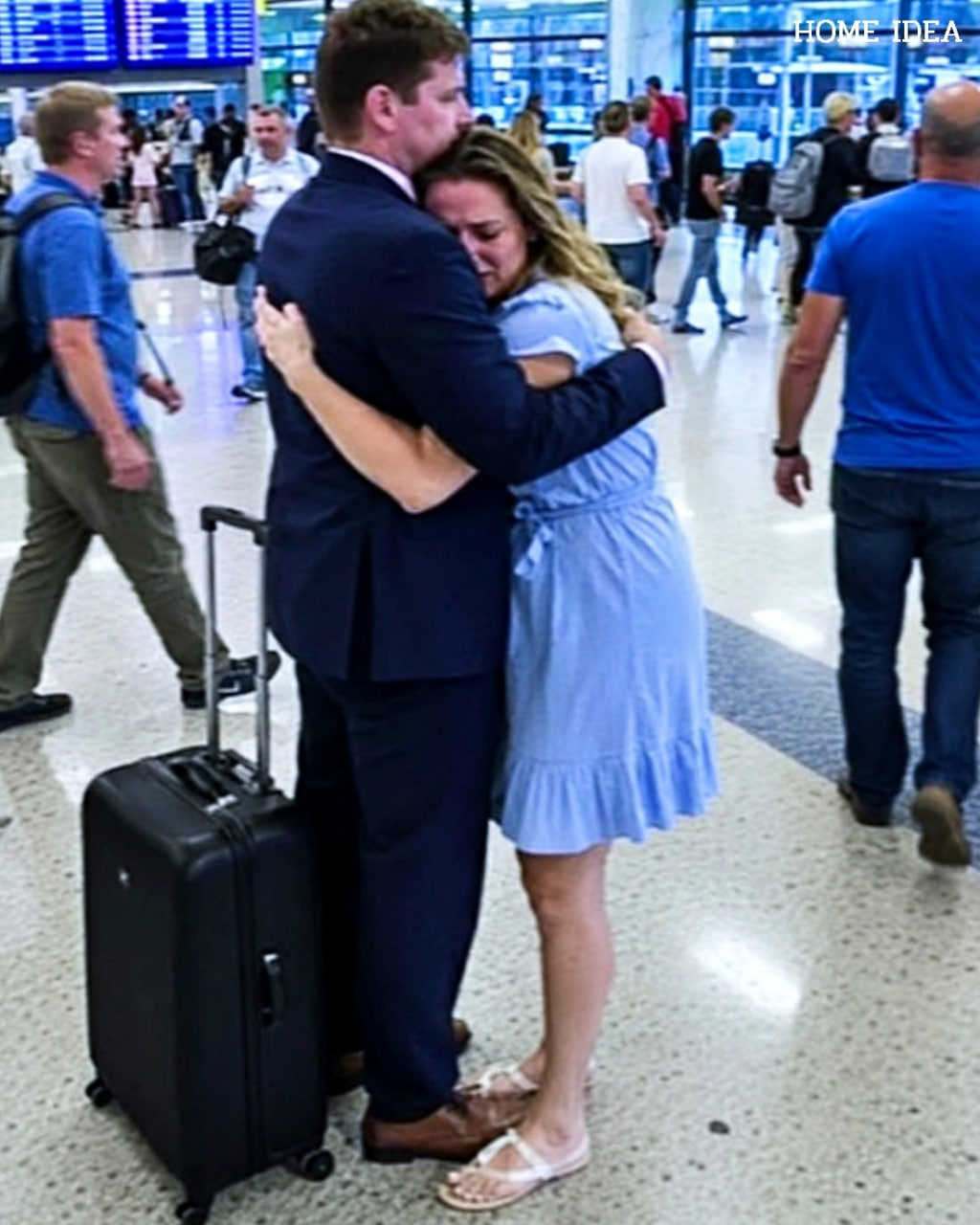 I cried in my husband’s arms at the airport as he boarded what he claimed was a two-year work assignment in Zurich.